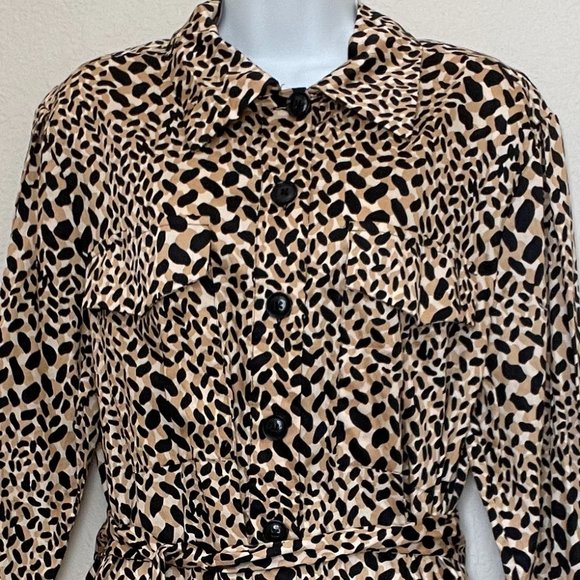 Cheetah Print WHO WHAT WEAR Dress - Picture 3 of 3